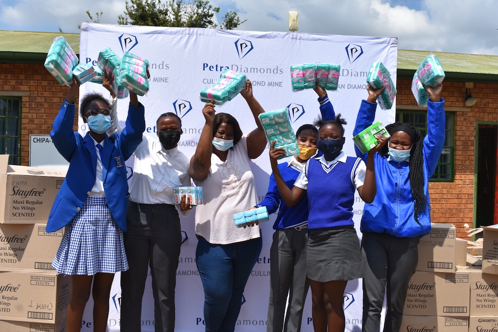 Petra Diamonds School Dignity Packs